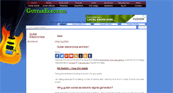 Desktop Screenshot of guitarelectric.eu